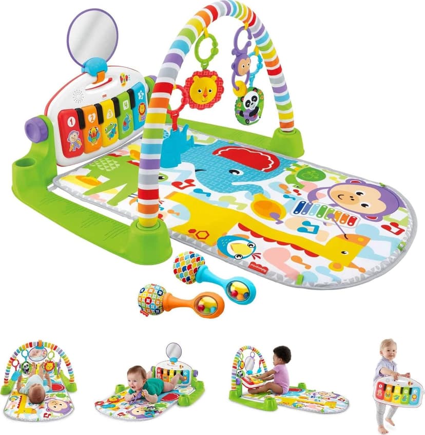Fisher-Price Baby Playmat Deluxe Kick & Play Piano